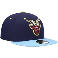 Men's New Era Navy/Light Blue Cabritos Maldichos De South Bend Copa La Diversion 59FIFTY Fitted Hat