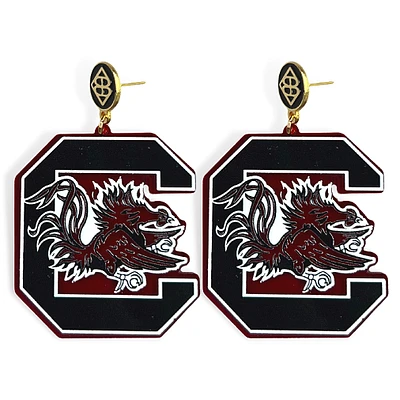 Brianna Cannon Caroline du Sud Gamecocks Boucles d'oreilles avec grand logo