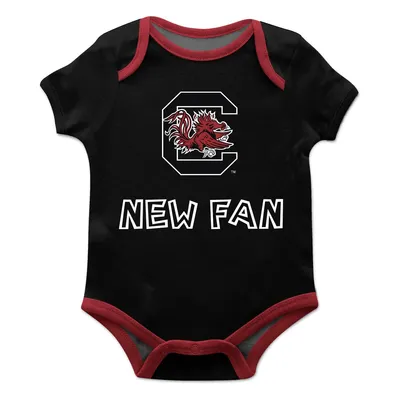 South Carolina Gamecocks Infant New Fan Bodysuit - Black