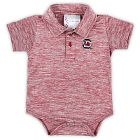 Body de golf Space Dye pour bébé Two Feet Ahead Garnet South Carolina Gamecocks