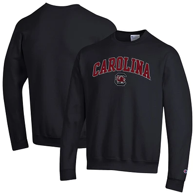 Men's Champion  Black South Carolina Gamecocks Arch Over Logo Pullover Sweatshirt