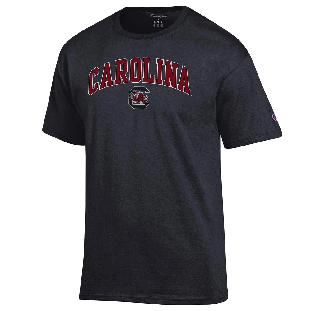 Men's Champion  Black South Carolina Gamecocks Arch Over Logo T-Shirt