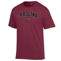 Men's Champion  Garnet South Carolina Gamecocks Arch Over Logo T-Shirt