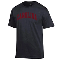 Men's Champion  Black South Carolina Gamecocks Basic Arch T-Shirt
