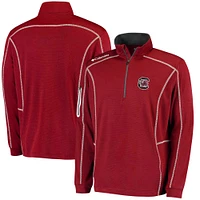 Men's Columbia Golf Garnet South Carolina Gamecocks Shotgun Quarter-Zip Pullover