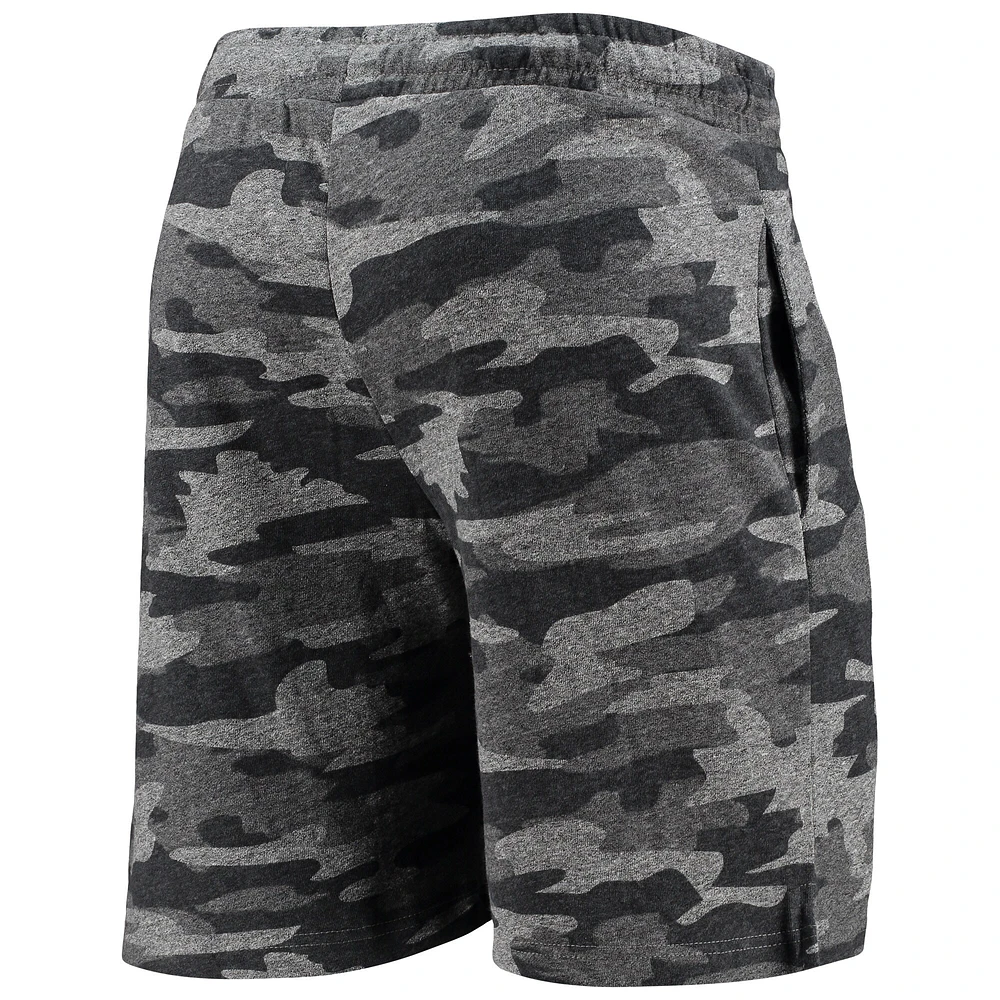 Concepts Sport Charcoal/Gris South Carolina Gamecocks Camo Backup Terry Jam Lounge Shorts pour hommes
