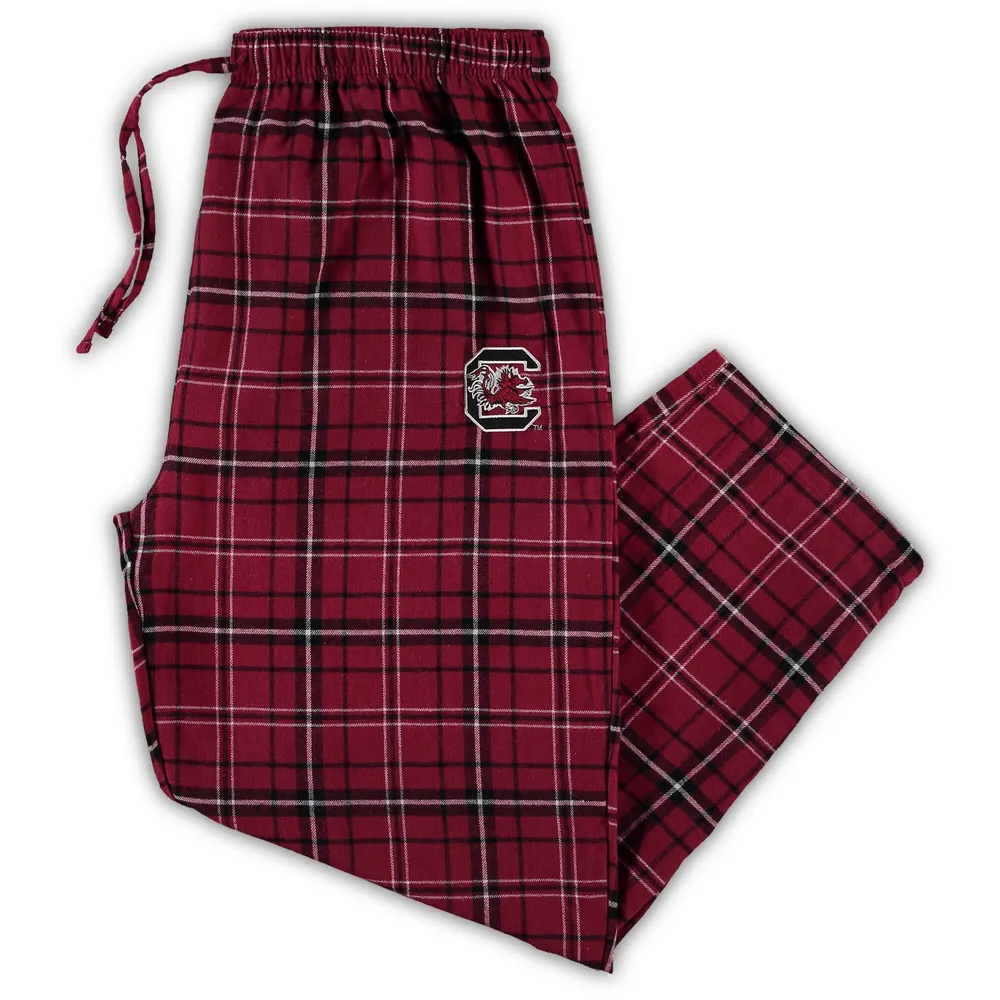 South Carolina Gamecocks Women's Flannel Pajamas Plaid Pj Bottoms