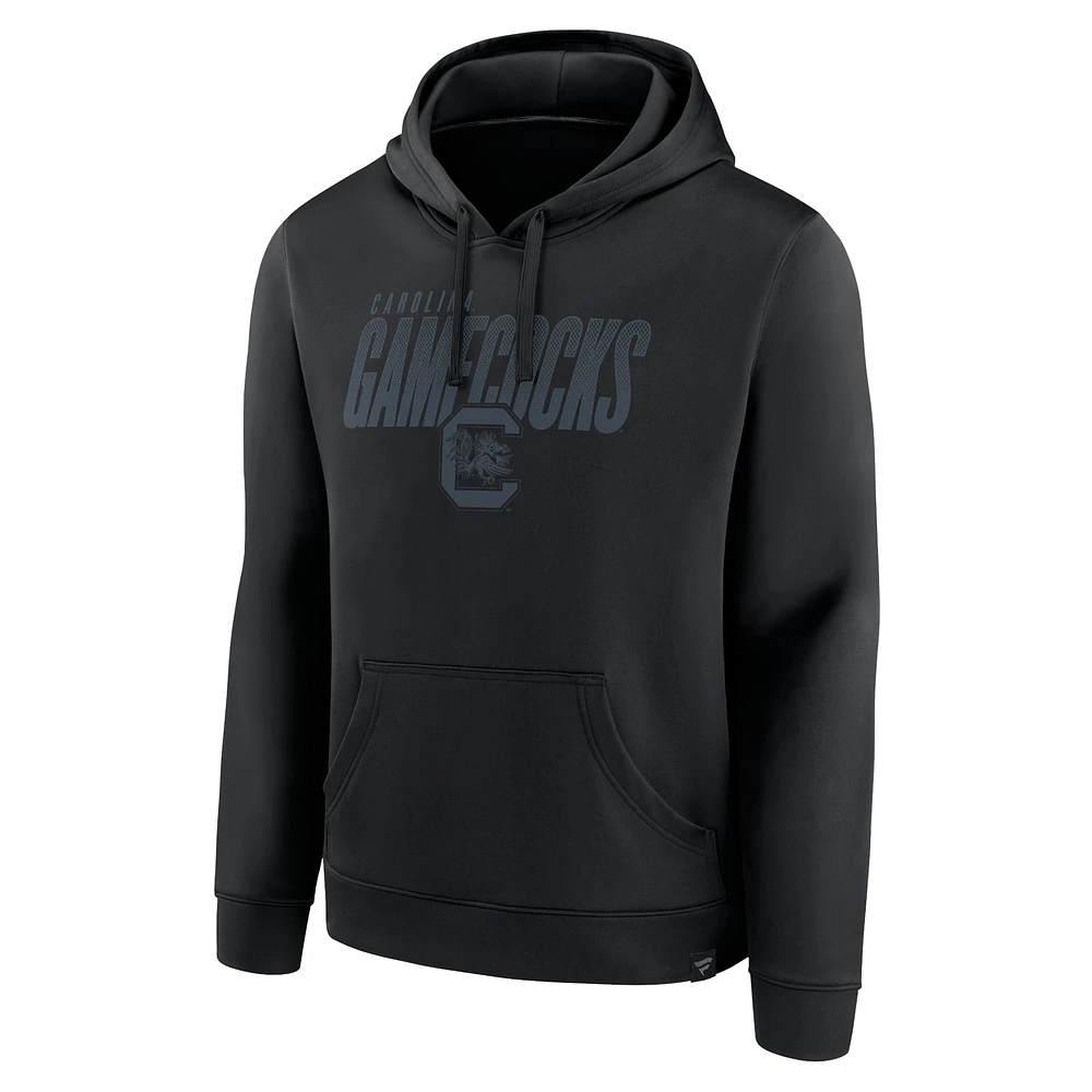 Men's Fanatics Black South Carolina Gamecocks Blackout Pullover Hoodie