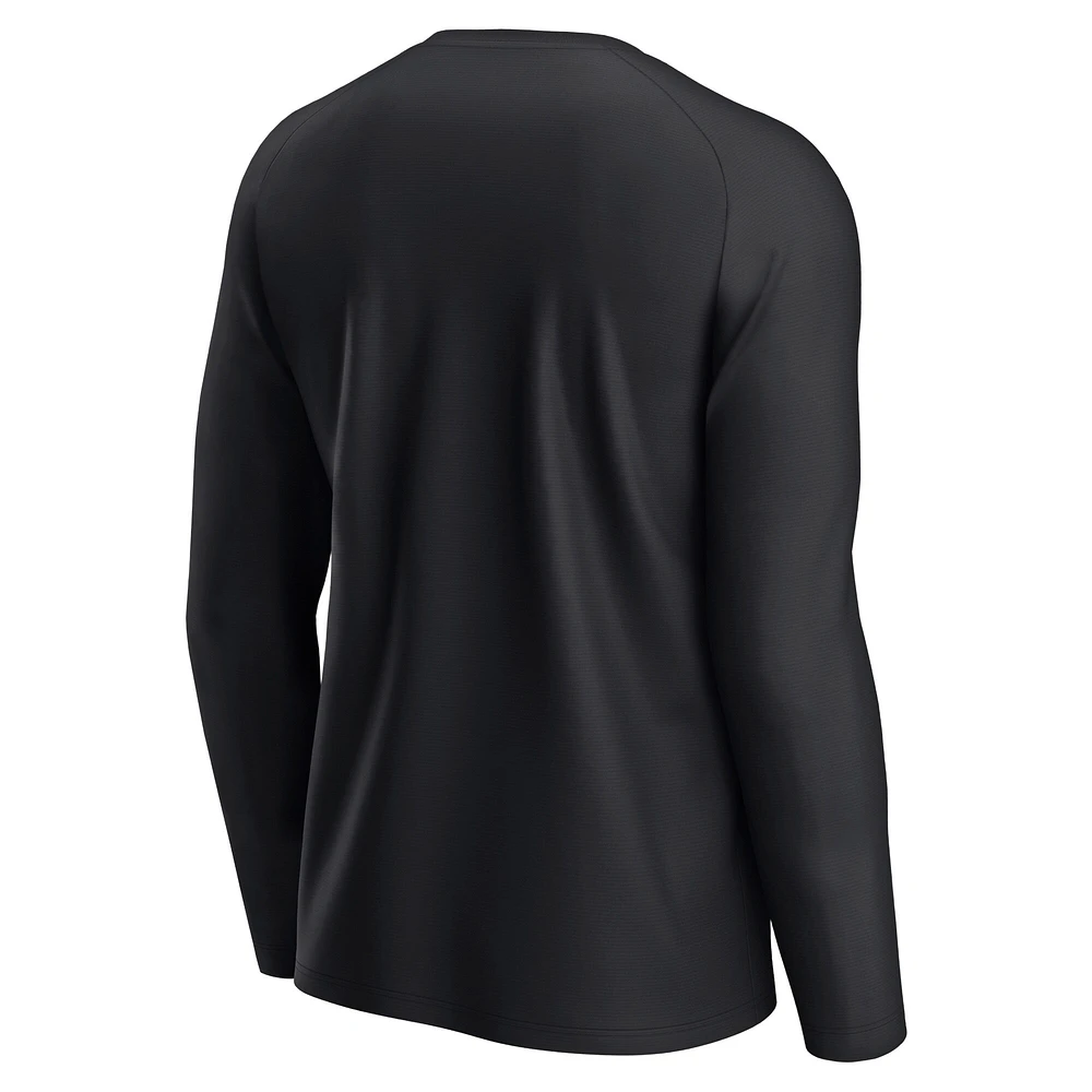 T-shirt à manches longues raglan noir pour hommes Fanatics South Carolina Gamecocks Weekend Favorite