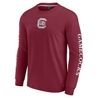 Men's Fanatics Garnet South Carolina Gamecocks Strive Long Sleeve T-Shirt