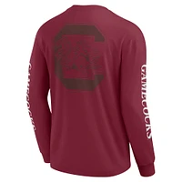 Men's Fanatics Garnet South Carolina Gamecocks Strive Long Sleeve T-Shirt