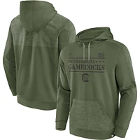 Fanatics Olive South Carolina Gamecocks OHT Military Appréciation Pochoir pour hommes Sweat à capuche