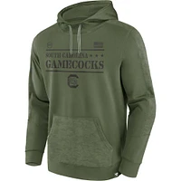 Fanatics Olive South Carolina Gamecocks OHT Military Appréciation Pochoir pour hommes Sweat à capuche