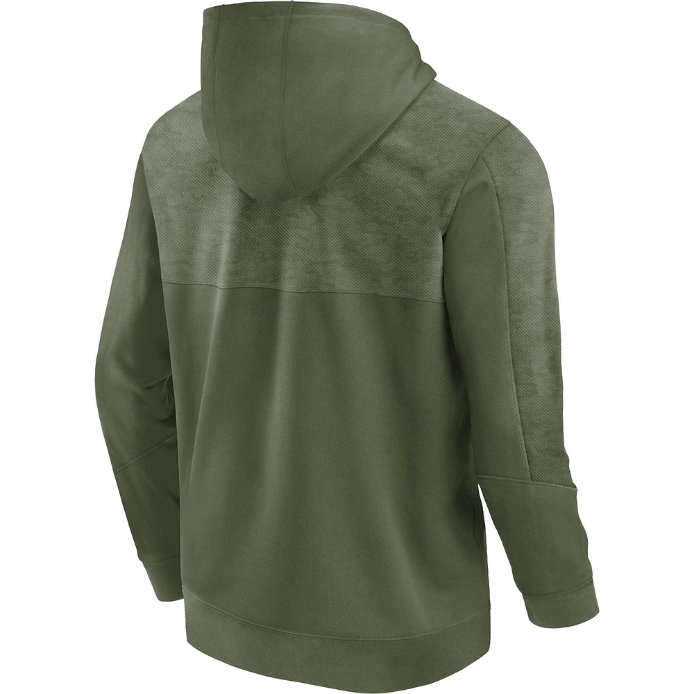 Fanatics Olive South Carolina Gamecocks OHT Military Appréciation Pochoir pour hommes Sweat à capuche