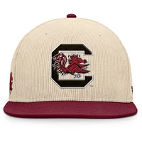 Casquette Snapback de receveur Fanatics Tan South Carolina Gamecocks pour hommes