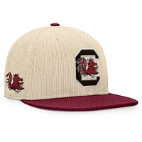 Casquette Snapback de receveur Fanatics Tan South Carolina Gamecocks pour hommes