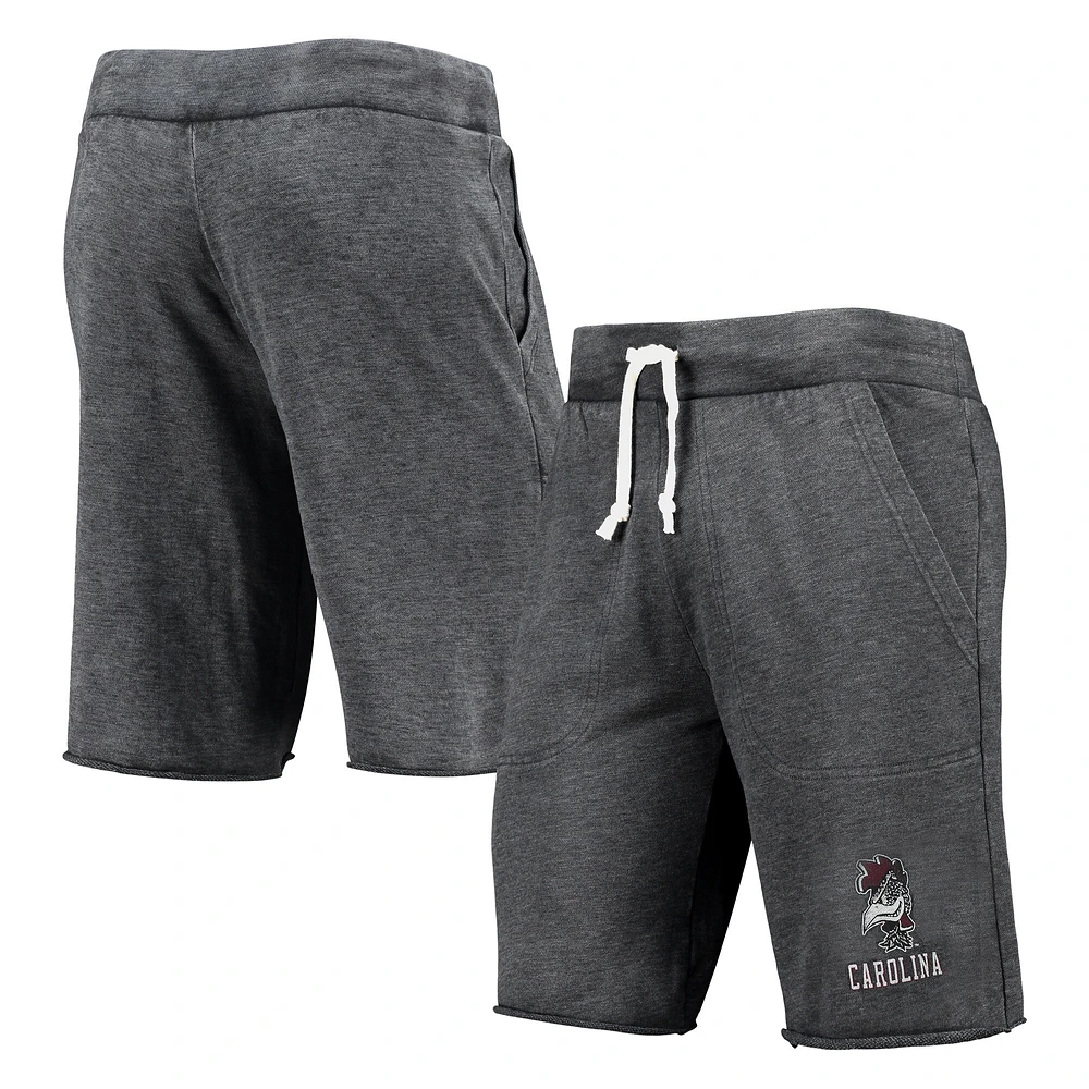 Men's Heathered Black Alternative Apparel South Carolina Gamecocks Victory Lounge Shorts