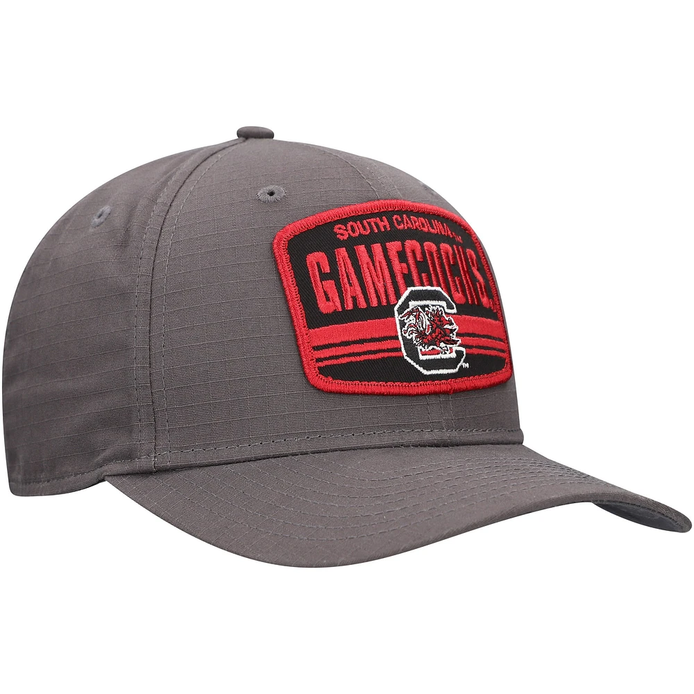 Casquette ajustable extensible à boutons-pression 9SEVENTY de l'équipe South Carolina Gamecocks de New Era pour homme, anthracite