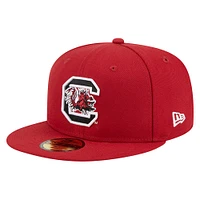 Men's New Era Garnet South Carolina Gamecocks 59FIFTY Fitted Hat