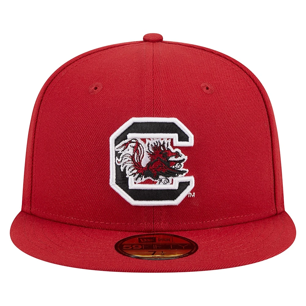 Men's New Era Garnet South Carolina Gamecocks 59FIFTY Fitted Hat