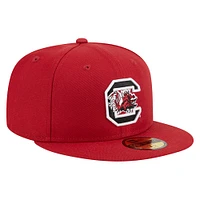 Men's New Era Garnet South Carolina Gamecocks 59FIFTY Fitted Hat