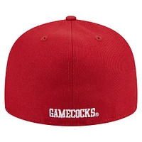 Men's New Era Garnet South Carolina Gamecocks 59FIFTY Fitted Hat