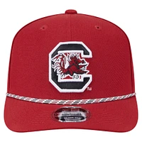 Men's New Era Garnet South Carolina Gamecocks Game Day Multi-Rope 9SEVENTY Stretch-Snap Hat