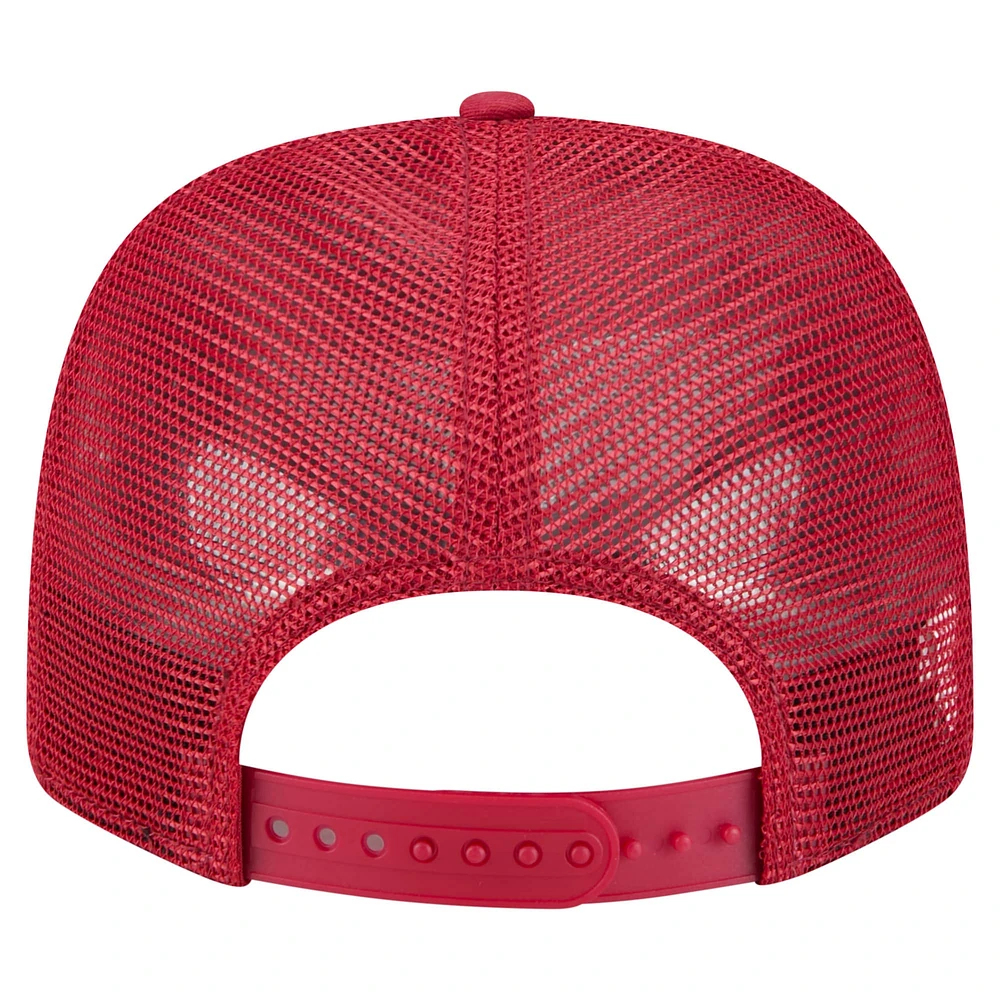 Casquette camionneur extensible à boutons-pression New Era Garnet South Carolina Gamecocks Primary 9SEVENTY pour homme