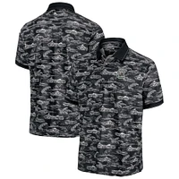 Polo Tommy Bahama noir pour homme des Gamecocks de Caroline du Sud Sport Bay View IslandZone