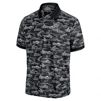 Polo Tommy Bahama noir pour homme des Gamecocks de Caroline du Sud Sport Bay View IslandZone