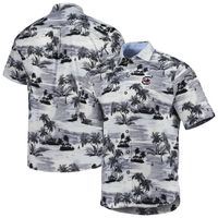 Men's Tommy Bahama Black South Carolina Gamecocks Tropical Horizons Button-Up Shirt