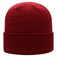 Bonnet tricoté à revers avec logo Top of the World Garnet South Carolina Gamecocks pour homme