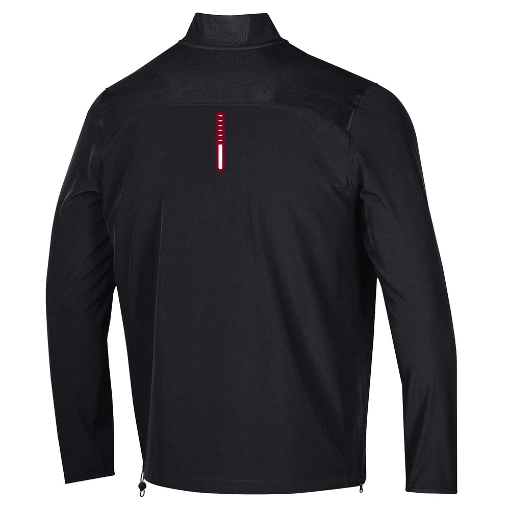 Men's Under Armour Black South Carolina Gamecocks 2023 Motivate Half-Zip Top
