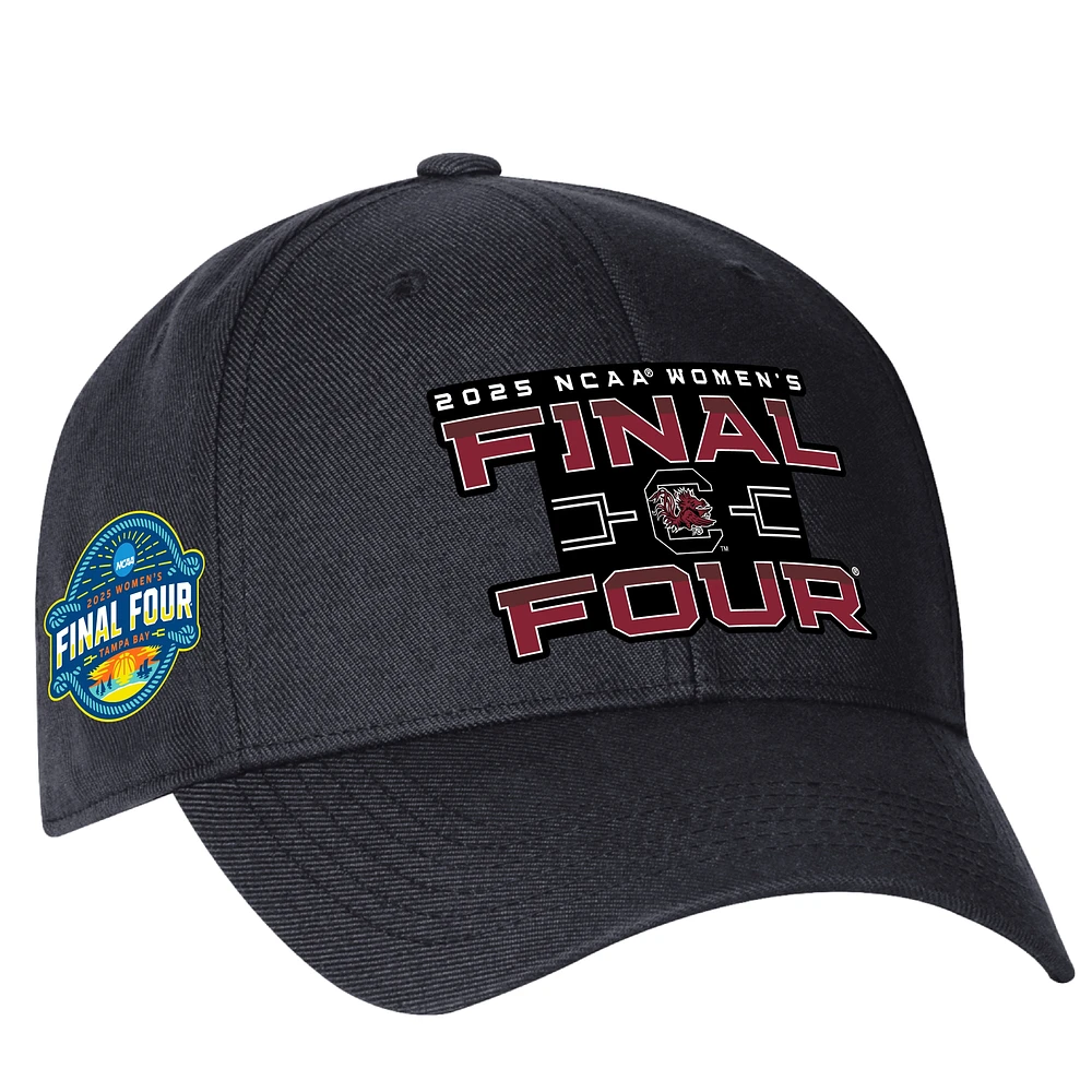 Men's Under Armour Black South Carolina Gamecocks 2025 NCAA Women's Basketball Tournament March Madness Final Four Adjustable Hat