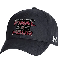 Men's Under Armour Black South Carolina Gamecocks 2025 NCAA Women's Basketball Tournament March Madness Final Four Adjustable Hat