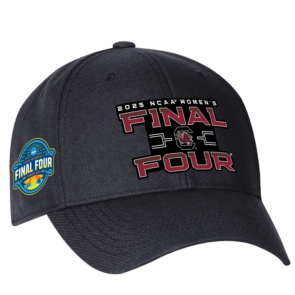 Men's Under Armour Black South Carolina Gamecocks 2025 NCAA Women's Basketball Tournament March Madness Final Four Adjustable Hat