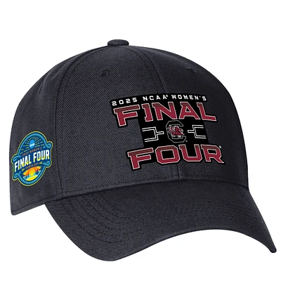 Men's Under Armour Black South Carolina Gamecocks 2025 NCAA Women's Basketball Tournament March Madness Final Four Adjustable Hat