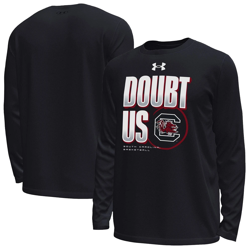 Men's Under Armour Black South Carolina Gamecocks March Madness Unity Long Sleeve T-Shirt