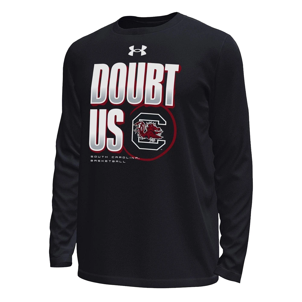 Men's Under Armour Black South Carolina Gamecocks March Madness Unity Long Sleeve T-Shirt