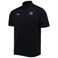 Men's Under Armour Black South Carolina Gamecocks Motivate 2.0 Half-Zip Jacket