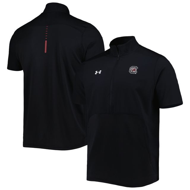 Under Armour South Carolina Gamecocks Motivate 2.0 Veste demi-zip pour homme Noir