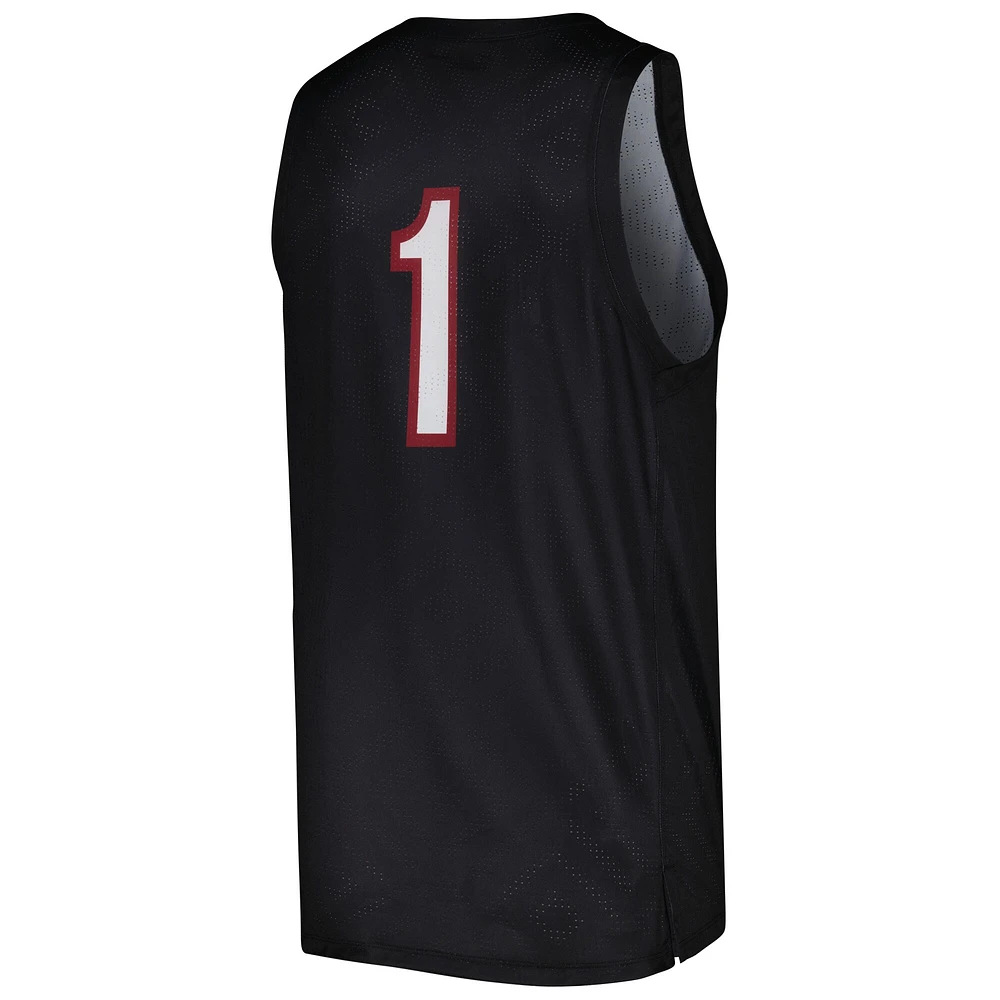 Maillot de basket-ball réplique noir des Gamecocks Caroline du Sud Under Armour pour homme