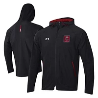 Men's Under Armour Black South Carolina Gamecocks Unstoppable Raglan Full-Zip Jacket