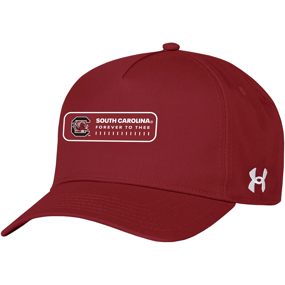 Men's Under Armour  Garnet South Carolina Gamecocks 2023 Sideline Adjustable Hat