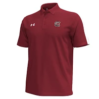 Men's Under Armour Garnet South Carolina Gamecocks Pinnacle Performance Polo