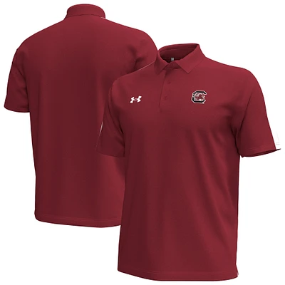 Polo Pinnacle Performance pour homme Under Armour Garnet South Carolina Gamecocks