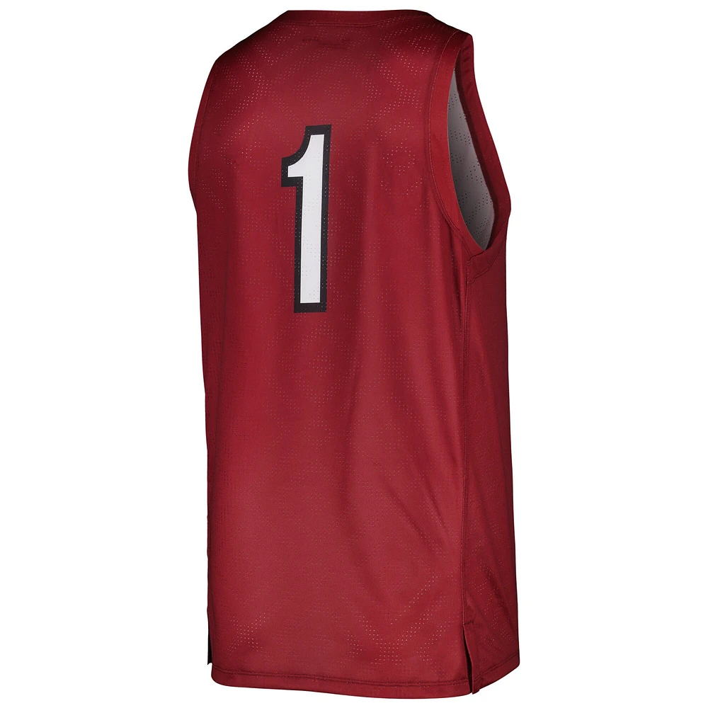 Men's Under Armour Garnet South Carolina Gamecocks Replica Basketball Jersey