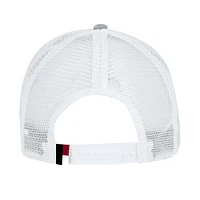 Men's Under Armour  Heather Gray South Carolina Gamecocks 2024 Sideline Blitzing Trucker Adjustable Hat
