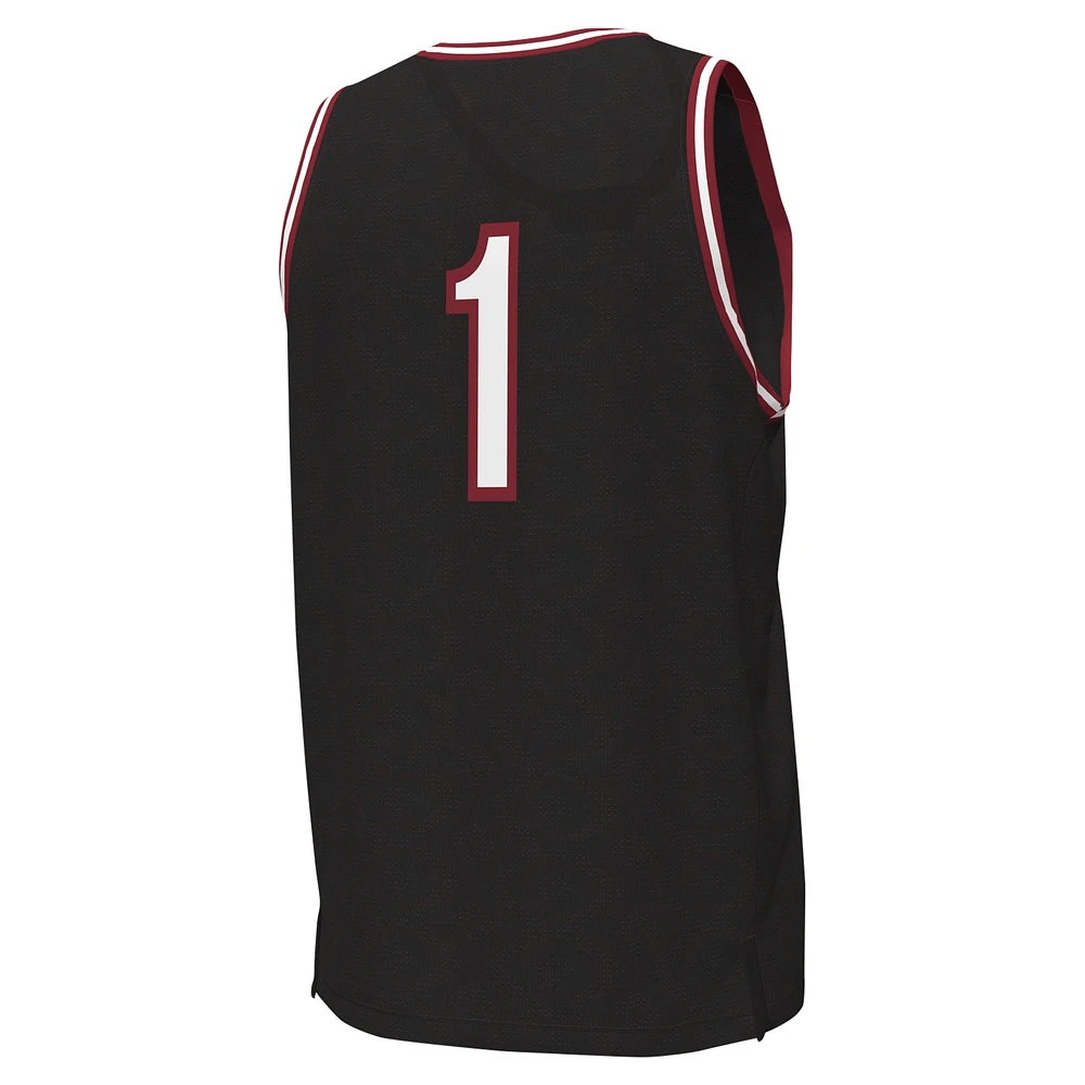 Men's Under Armour #1 Black South Carolina Gamecocks Replica Basketball Jersey