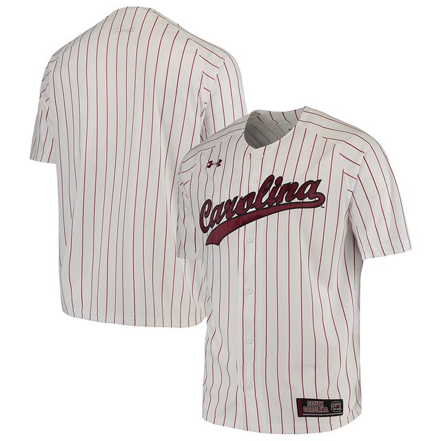 Maillot de baseball Under Armour pour hommes, réplique des Gamecocks Caroline du Sud, blanc